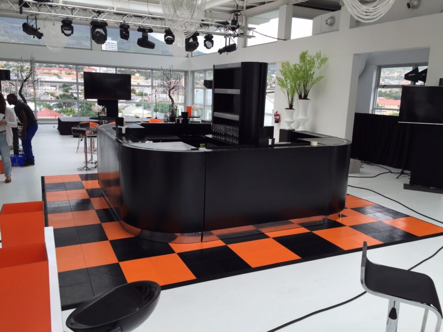 customised orange and black 3